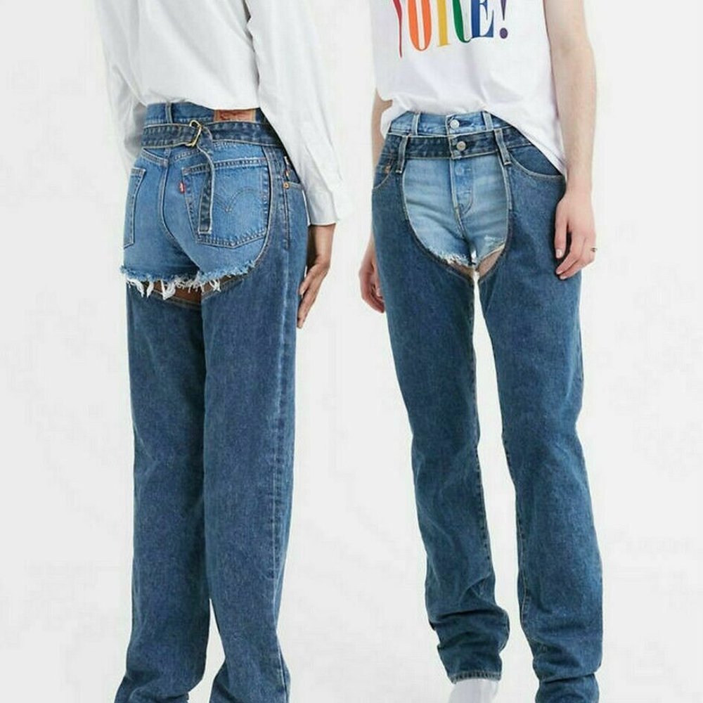Levi's LGBTQ Pride Collection Denim Chaps Jeans